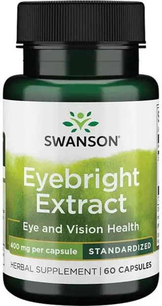 Eyebright Extract, 400 mg, 60 capsule, Swanson
