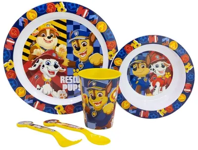 Set pentru masă Stor - Micro, Paw Patrol Boy Rescue Pups, 5 piese