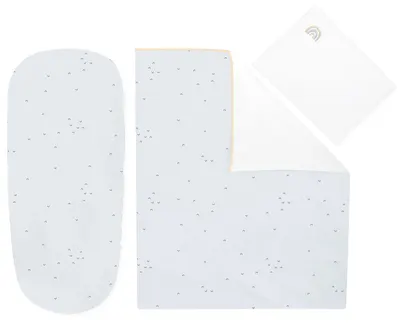 Set de dormit pentru cărucior pentru bebeluși din 6 piese KikkaBoo Stripy Friends