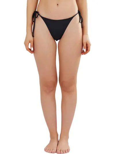 Slip de baie FUNDANGO Innisfil Ties-Side Bottoms, Negru, Femei