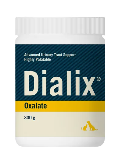 Dialix Oxalate, Vetnova, supliment dietetic pentru câini: gestionarea uroliților de oxalat de calciu, cistină și urați, 300g