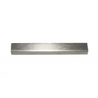 Terminatie Tip U pentru Plinta H100 mm, Finisaj Aluminiu