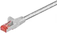 Cablu de retea RJ45 CAT 6 S/FTP (PiMF) 10m transparent, Goobay G93548