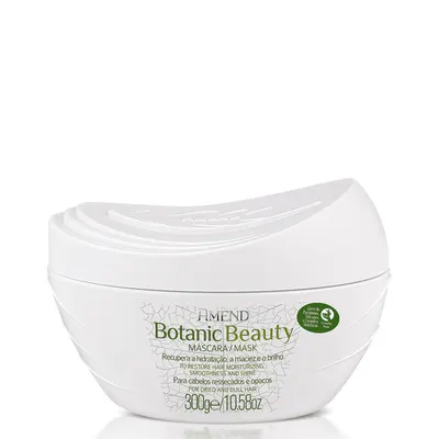 Masca fara sulfati pentru hidratare si stralucire cu Moringa si Iasomie Amend Botanic Mask, 250 ml