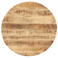 Gossi blat de masa, 80 cm, lemn masiv de mango, rotund, 25-27 mm