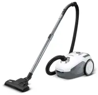 Aspirator manual cu sac Karcher - VC 2, HEPA 12, alb