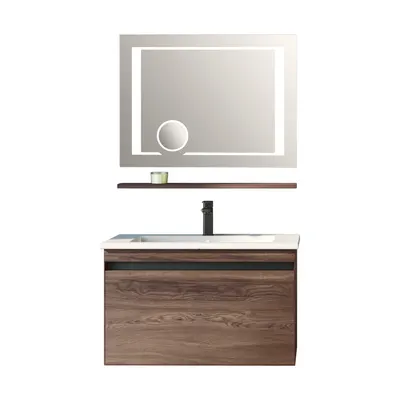 Set mobilier baie Orka Patara suspendat 3 piese navaro 80 cm