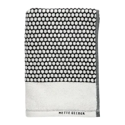 Prosoape negre-albe 2 buc. din bumbac 40x60 cm Grid – Mette Ditmer Denmark
