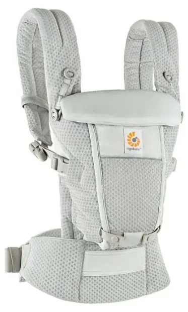 Rucsac ergonomic pentru bebeluși Ergobaby - Adapt SoftFlex Mesh, Pearl Grey