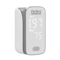Pulsoximetru de deget Perfect Medical, monitorizare SpO2 si puls, alb