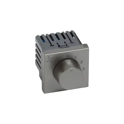 Fan controller Arteor - rotary speed controller 40-400 VA - 2 module - magnesium