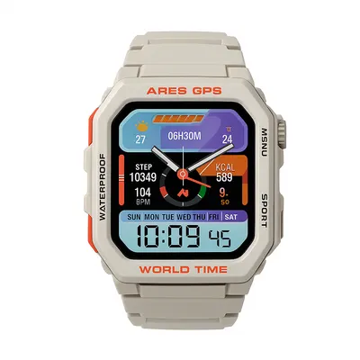 Zeblaze Ares GPS Smartwatch 1.75 HD Display, Built-in GPS, HR SpO₂, Bluetooth Calling