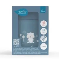 Termos din otel inoxidabil Nuvita Powder Blue pentru alimente lichide si solide 300 ml