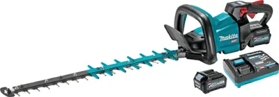 Tăietor electric pentru tuns gard viu Makita - UH004GD201, 40V XGT, 60 cm, 2 x 4 Ah