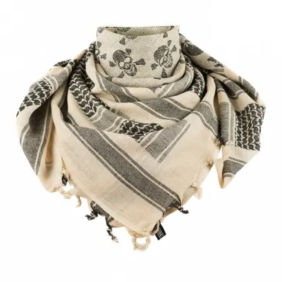 Esarfa Shemagh M-TAC Pirate Skull - COYOTE+NEGRU