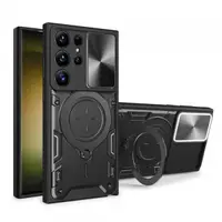 Husa pentru Samsung Galaxy S23 Ultra S918, Techsuit, CamGuard Pro, Neagra