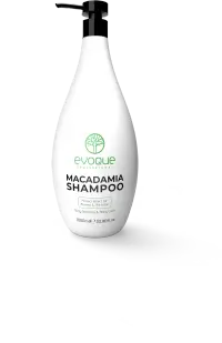 sampon Macadamia EVOQUE USA, 1000 ml - Curatare profunda si nutritie pentru par gros si cret