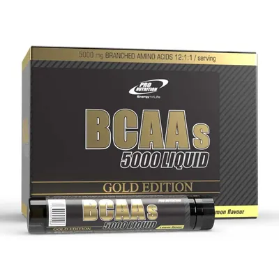 Aminoacizi lichizi 2:1:1 BCAAs 5000 Lămâie, 20 monodoze x 25 ml