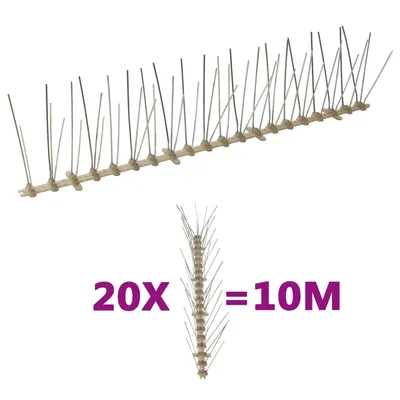 Gossi set banda cu tepi antipasari cu 5 randuri 20 buc. plastic 10 m