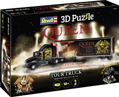 Puzzle 3D Revell - Camion de turnee pentru Queen
