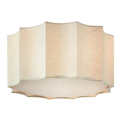 Plafonieră bej din metal cu abajur textil ø 35 cm Olea – Markslöjd