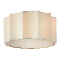 Plafonieră bej din metal cu abajur textil ø 35 cm Olea – Markslöjd