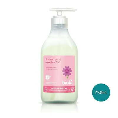 Gel pentru igiena intima cu nalba si eucalipt ecologic 300ml Biolu