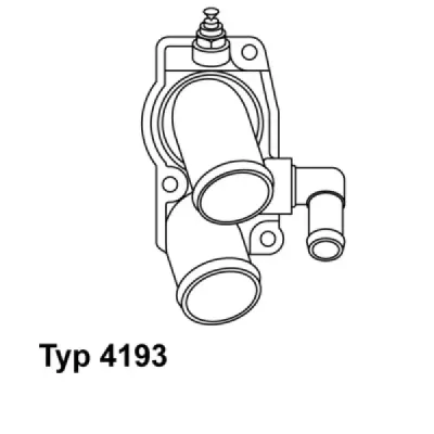 Termostat, lichid racire WAHLER 4193.92D