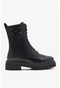 Ghete dama 5905588170884 - Piele naturala - Negru - Negru