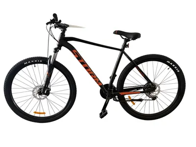 Bicicleta MTB Storm Shark Man 2.0, 29 Inch, Cadru 21, 2D Frane Hidraulice, Negru Portocaliu