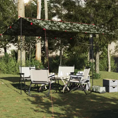 Gossi prelata de camping, camuflaj, 366x306 cm, impermeabila