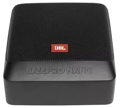 Subwoofer auto JBL - BassPro Nano, negru
