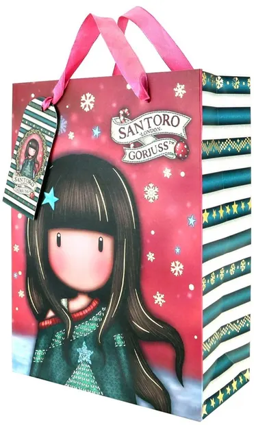 Pungă cadou medie Santoro Gorjuss Merry and Bright - Cosy