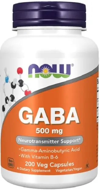 GABA, 200 capsule, Now