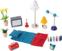 Mobilier pentru casa papusilor Goki - Accesorii de dining si dormitor