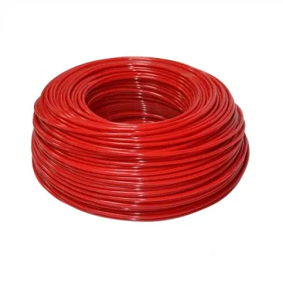 Furtun flexibil polietilena 1 4 ( 6 mm ) rosu