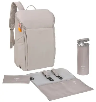 Rucsac pentru accesorii bebeluși Lassig - Slender Up, Gri