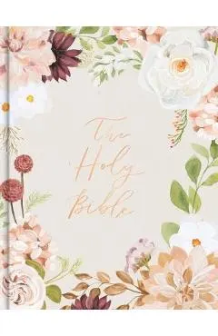 KJV Notetaking Bible, Large Print Hosanna Revival Edition, Blush Cloth-Over-Board
