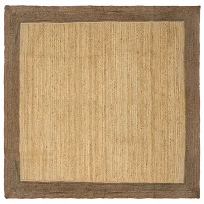 vidaXL Covor de zonă Gri 300 x 300 cm Iută