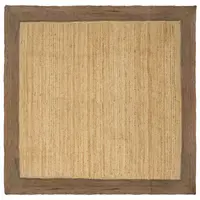 vidaXL Covor de zonă Gri 300 x 300 cm Iută