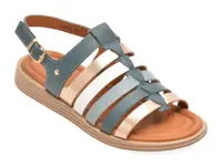 Sandale PASS COLLECTION bleumarin, KL60024, din piele naturala