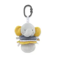 Jucarie de plus cu vibratii pentru bebelusi Lorelli Natural Elefant Gri