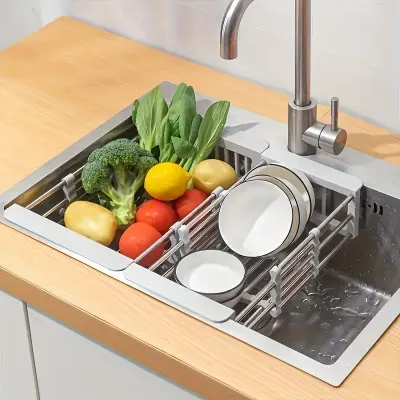 Organizator telescopic pentru chiuveta