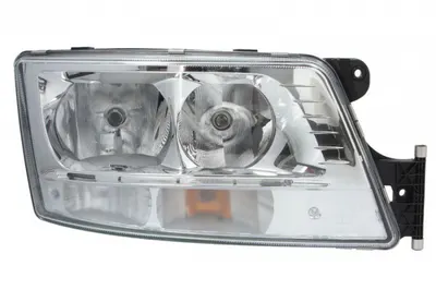 Far dreapta (2 H7 2 LED PY21W, manual, cu lumina de zi, culoare insert: crom platinat, culoare indicator: transparent) potrivit MAN TGX I 09.16-09.21