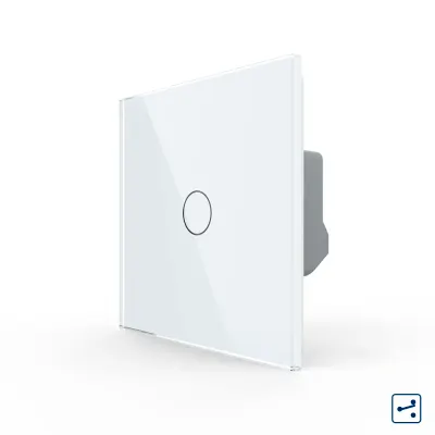 Intrerupator Simplu Cap Scara / Cruce LIVOLO cu Touch – Serie Noua