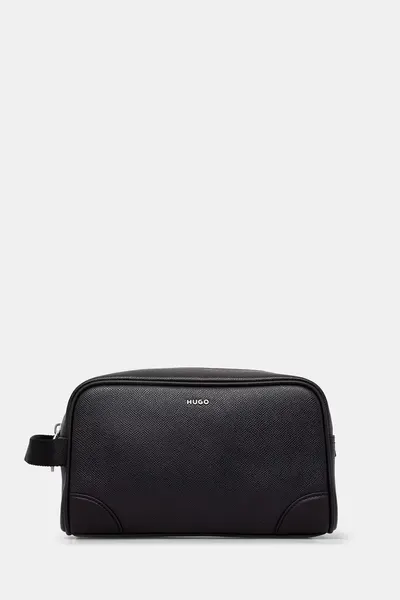 HUGO trusă cosmetică de călătorie pentru bărbați cu imitație de piele GO-BAG WASHBAG