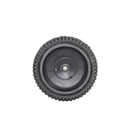 Roata fata RURIS , partea stanga, fara capac, pentru masina de tuns iarba Ruris DAC 120XL, 130XL, 150XL