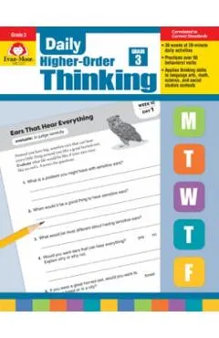 Daily Higher-Order Thinking, Grade 3