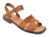 Sandale GRYXX maro, 1352C25, din piele intoarsa