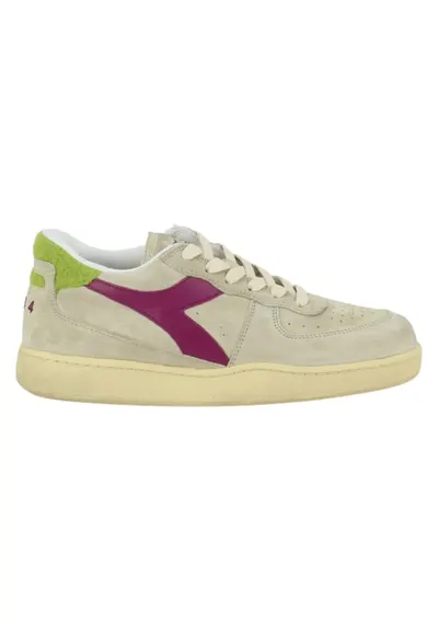 Pantofi sport din piele nabuc Basket Shearling